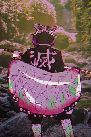 Shinobu's Serene Standoff 🌸🗡️