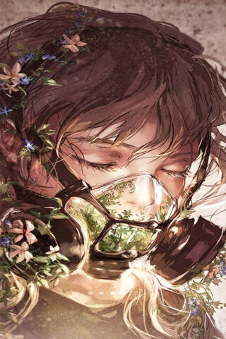 Nature's Embrace: The Amine Girl 🌿✨