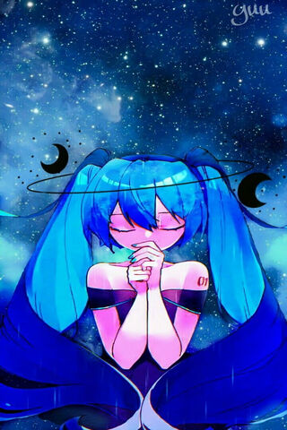 Celestial Harmony: Hatsune Miku in the Stars 🌌✨