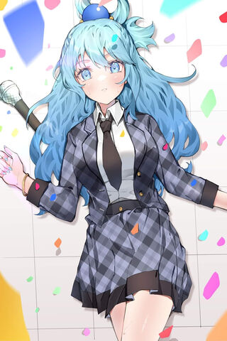 Aqua's Colorful Splash 🌊✨