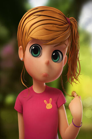 Whimsical Wonder: The Curious Girl