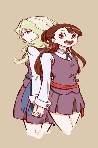 Magic and Friendship: The Bond of Diana and Akko ✨🤝