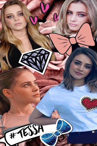 Tessa's Glamorous Collage: A Celebration of Style and Charm