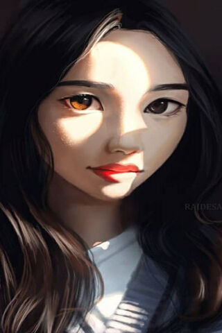 Mystical Light: A Portrait of Serenity 🌟