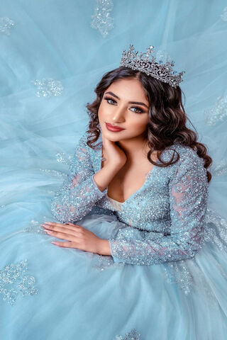 Elegance in Blue: The Royal Dream