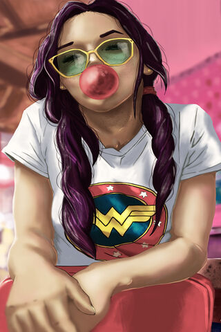 Bubblegum Bliss: A Superhero Vibe 🍬✨