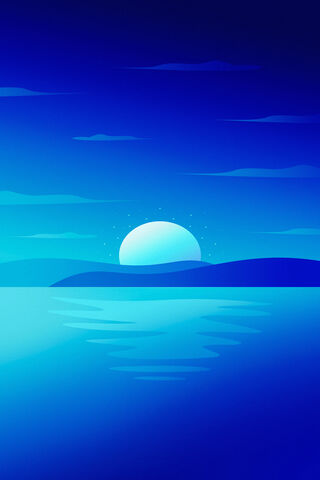 Tranquil Blue Horizons 🌅