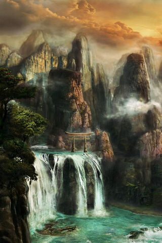 Serenity in Nature's Embrace 🌄💧