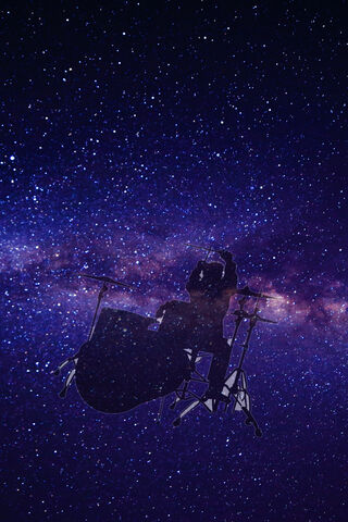 Cosmic Beats: The Drummer's Journey