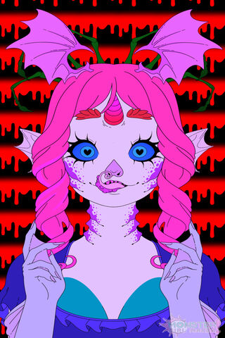 Whimsical Charm of the Monster Girl 🌟👹