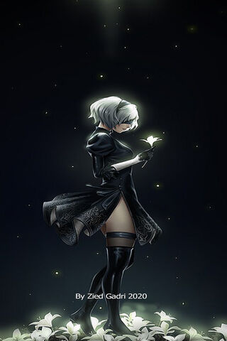 Whispers of the Flowers: Nier B2 🌸✨