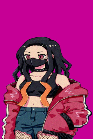 Nezuko's Stylish Transformation! 🌟