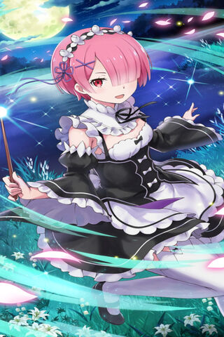 Ram's Enchanting Night: A Magical Moment in Re:Zero 🌙✨