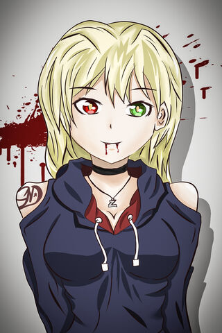 Eerie Elegance: The Vampire Girl