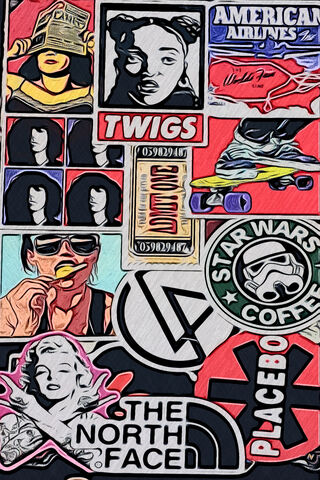 Heroic Vibes: The Wonder Woman Anime Collage