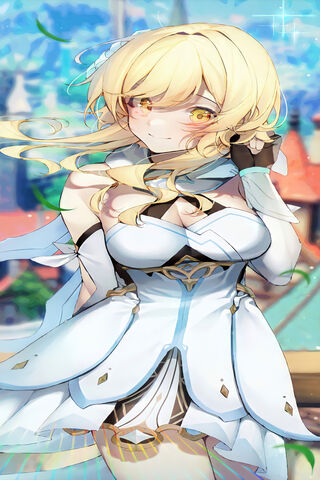 Luminescent Grace: A Genshin Impact Character