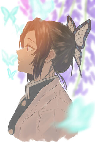 Whispers of the Night: Shinobu Kocho's Grace 🦋✨