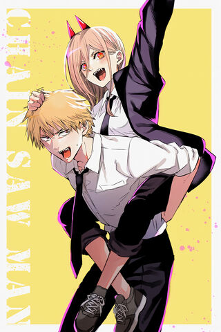 Demon Duo: A Wild Ride with Chainsaw Man! 🔥🪚