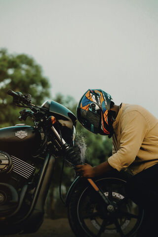 Chill Vibes on Two Wheels 🏍️✨