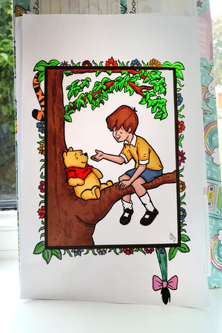 A Whimsical Encounter with Winnie the Pooh 🌳🐻