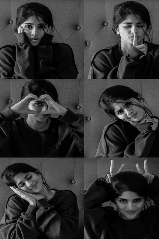 Expressions of Joy: Megha Akash in Monochrome