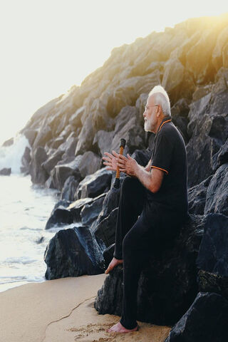 Reflections by the Shore: A Moment of Peace