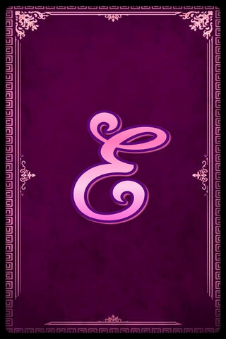 Enchanted Elegance: The Purple E ✨