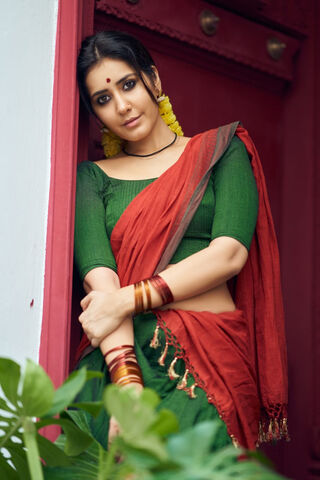 Elegance in Tradition: Raashi Khanna's Timeless Charm