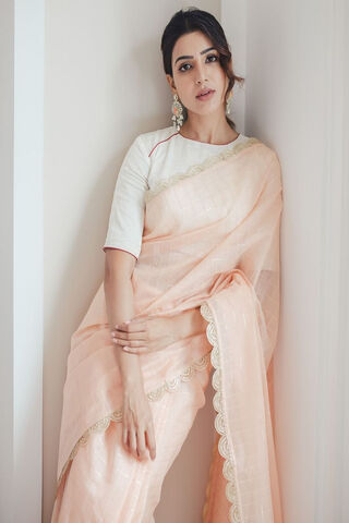 Elegance in Pastel: A Timeless Saree Look