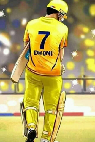 The Legend in Yellow: MS Dhoni's Iconic Moment 🏏✨