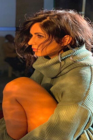 Chic Serenity: A Moment with Katrina Kaif