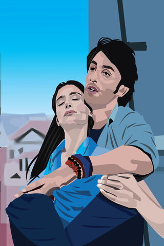 Rockstar Romance: A Melodic Embrace 🎶❤️