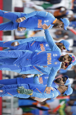 Team Spirit in Blue: The Indian Cricket Squad