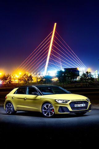 Nighttime Thrill: The A1 SB 40 TFSi Shines Bright! 🌟🚗