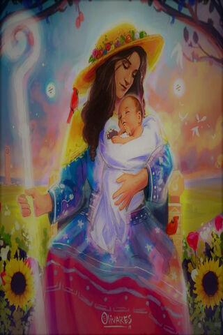 Divine Embrace: The Spirit of Divina Pastora 🌼✨