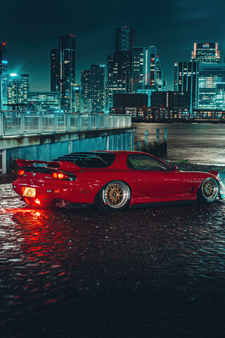 Mazda RX-7: A Nighttime Icon