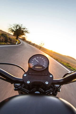 Sunset Thrills on Two Wheels 🌅🏍️