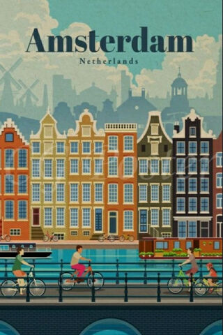 Charming Canals of Vintage Amsterdam 🚲🌷