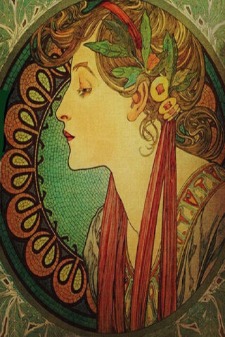 Elegance in Profile: A Victorian Muse