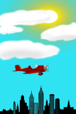 Soaring High: A Vintage Adventure in the Sky ✈️☀️