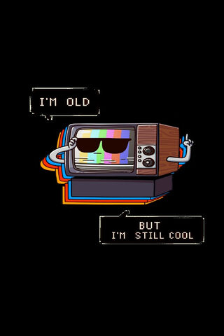 Timeless Cool: The Retro TV Vibe 📺✨