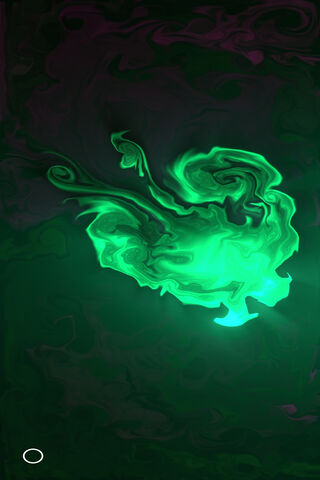 Serene Swirls of Green 🌌✨