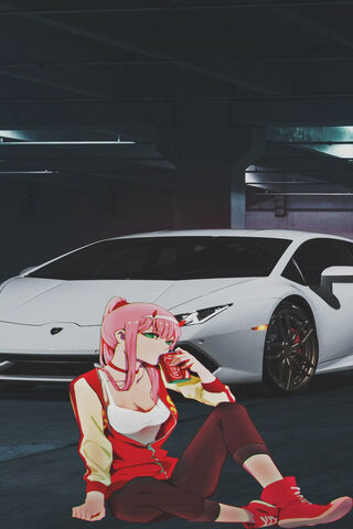 Zero-Two's Dream Ride 🚗✨