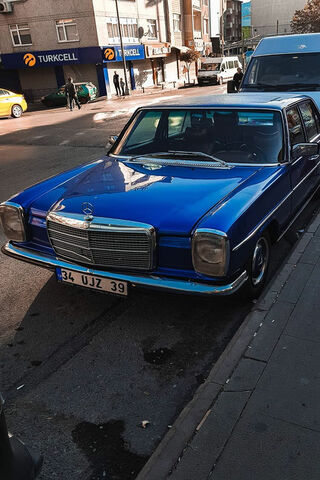 Classic Blue Beauty on the Streets 🚗💙