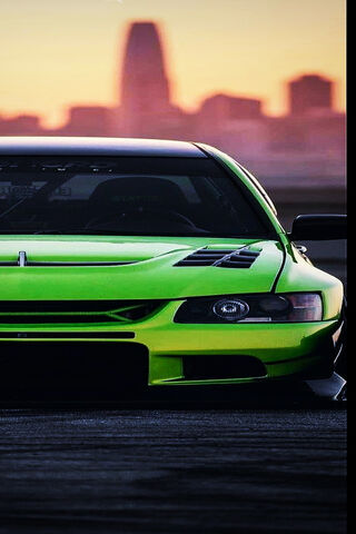 Mitsubishi Evo: The Green Beast Unleashed! 🏎️💨