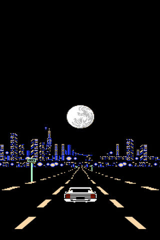 Retro Racing Under the Moon 🌙🏎️