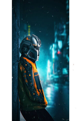 Urban Adventure: The Futuristic Bike Rider 🏍️✨