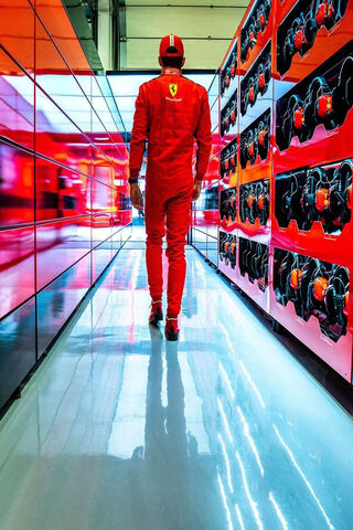 The Red Racer: Charles Leclerc in the Ferrari Garage 🏎️🔥