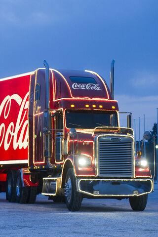 Coca-Cola's Festive Ride: A Truck Full of Cheer! 🎉🚚