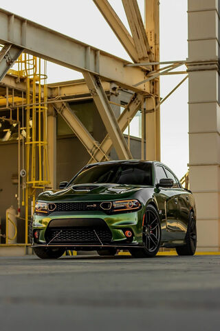 Power Meets Style: The Green Machine 🚗💨